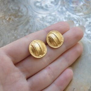 Gold tone studs